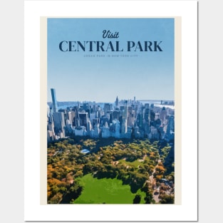 Visit Central Park Posters and Art